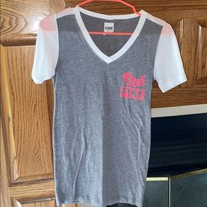 PINK v-neck tee!